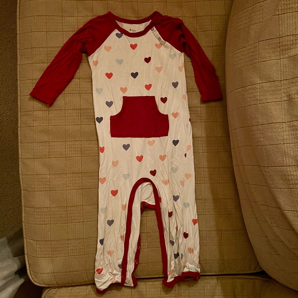 Kyte Baby Longall in Multi Hearts